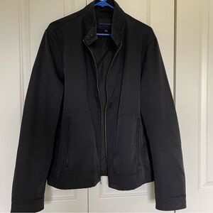 Banana Republic Men's Black Zip-Up Jacket Size L